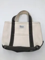ORCIVAL オーシバル キャンバス トート バッグ 白ｘ茶 ■■メンズ