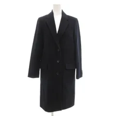 ロッソ ROSSO アーバンリサーチ チェスターコート メルトンウール カシミヤ混 F ネイビー /UO
