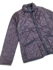 美品 LAVENHAM ラベンハム 長袖 キルティング ジャケット size36/紫 ◆■レディース