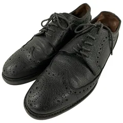 Jalan Sriwijaya (ジャランスリウァヤ) ★★ ⑤ 98652 EDWARD シボレザー フルブローグ シューズ メンズ ブラック 7 1/2 (26.0cm)