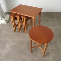 年末年始saleヴィンテージ　ネストテーブル　フランス　サイドテーブル　花台 2026年最新】ネストテーブル アンティークの人気アイテム - メルカリ