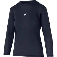アシックス asics ジュニアミドルフィット長袖アンダーシャツ Training トレーニング インナー (2034A987)、(400)ミッドナイト