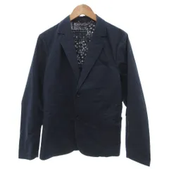 ディーゼル DIESEL テーラードジャケット シングル 2B 裏地ペイズリー柄 46 紺 ネイビー /JS