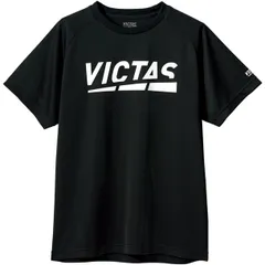 ヴィクタス victas PLAY LOGO TEE 卓球 半袖Tシャツ (632101-1000)、3XLサイズ