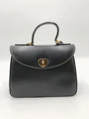 キタムラ Kitamura 2WAY シュルダー レザー ターンロック ロゴ ゴールド金具 フォーマル ハンド バッグ 黒 ■■レディース