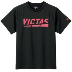 victas(ヴィクタス) PLAY LOGO TEE タッキュウハンソデTシャツ (632101-1070)、Sサイズ