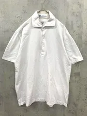 green label relaxing グリーンレーベルリラクシング GIM 24s アメリカン シーアイランド コットン ポロシャツ sizeL/白  ■◆ メンズ