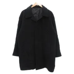 Inca Camel バルマカーンコート ステンカラー カシミヤ混 LL 黒 ブラック /UO ■GY66