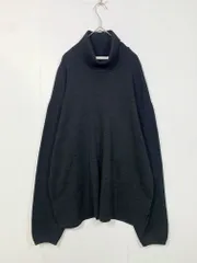 WYM LIDNM ウィムバイリドム MILANO RIB HEAVY WEIGHT TURTLE ニット セーター sizeM/チャコール ◇■メンズ