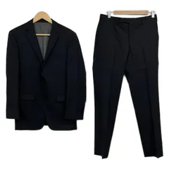 Burberry Black Label(バーバリーブラックレーベル) シングルスーツ メンズ美品  - 黒 ストライプ