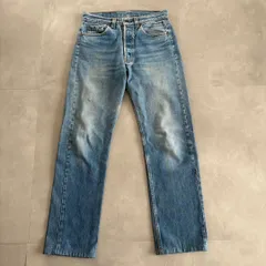 80s Levi's 501 653工場 ヴィンテージデニム ジーンズ 縦落ち ヒゲ 脇割り W31