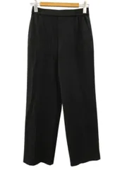 Doneeyu ドニーユ ストレッチワイドイージーパンツ ウエストゴム ブラック 黒 38 M ボトムス