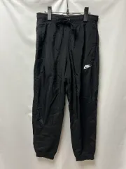 正規品/M NIKE ナイキ スウッシュ ナイロン ウーブン ブラック トレーナー ジョガー パンツ/ズボン