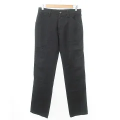 アルマーニ ジーンズ ARMANI JEANS センターステッチ パンツ ボトム 28 国内正規 黒 ブラック ■MET1のサムネイル
