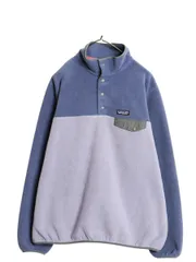 パタゴニア ライトウェイト シンチラ スナップT レディース XL 古着 22年製 フリース プルオーバー ジャケット ジャンパー 大きいサイズ