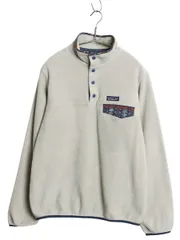 パタゴニア ライトウェイト シンチラ スナップT レディース M / 古着 18年製 フリース プルオーバー ジャケット ブルゾン アウトドア 総柄