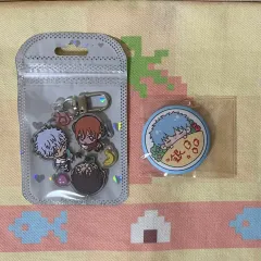 (個別にO) 銀魂 万事屋 キーホルダー & 銀ムライス バッジ / 激かわビタ様 通販