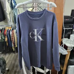 Calvin Klein Jeans CK ロゴ スウェット ネイビー