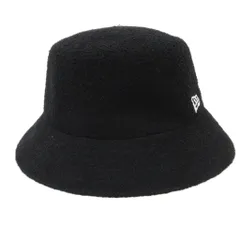 ニューエラ NEW ERA 美品 バケット01 Tropical バケットハット 帽子 黒 ブラック