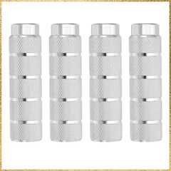 ☆彡送料無料でお届け☆彡Color:シルバー PATIKIL アルミニウム 合金 ストライプ バイク ペグ 3/8インチ アクスル 対応 2個 セット 滑り 防止 リード フット 自転車 ペグ 後部 シート スタンド BMX マウンテン バイク サイクリング