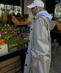 ザラ オーバーサイズ トレンチ コート