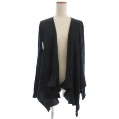 ラルフローレン RALPH LAUREN ラッフル カーディガン ウール カシミヤ混 グレー M ■ECT