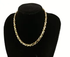 ニナリッチ　NINA RICCI　ラインストーン　デザイン　ネックレス　ゴールドカラー　送料無料