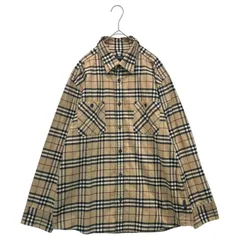 BURBERRY BLACK LABEL(バーバリーブラックレーベル) Nova Check Cotton 2-Pocket Shirt ノヴァ チェック コットン 2ポケット シャツ BMW15-915-45 3(L程度) ベージュ