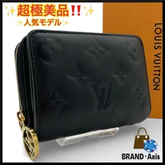 【超極美品】ルイヴィトン Louis Vuitton 二つ折り財布 ポルトフォイユ・ルー モノグラム ブラック