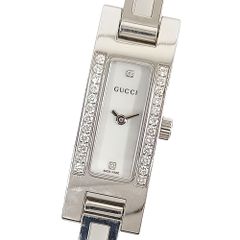 GUCCI時計 110 美品 10Pダイヤ付 GUCCI時計 110 美品 10Pダイヤ付 - メルカリ