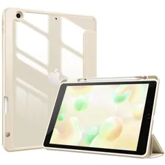 2020 2019) iPad iPad 10.2 対応 (2021 耐衝撃 三つ折り 9世代/8世代/7世代ケース スタンド スマートカバー ProCase (スターライト)