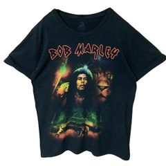 H95☆ボブマーリー☆ミュージックTシャツ☆両面プリント☆レゲエ