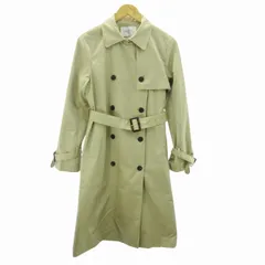 オペークドットクリップ OPAQUE.CLIP 美品 近年 DELEGANT ファンクショナルコットントレンチ トレンチコート ロング 637-98001 38 M べージュ IBO70 0620のサムネイル