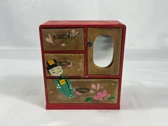 ミニチュア箪笥　ミニチュア　箪笥　小物入れ　和風　木　人形　インテリア　コレクション　アンティーク　ビンテージ　ヴィンテージ　昭和レトロ　昭和　レトロ