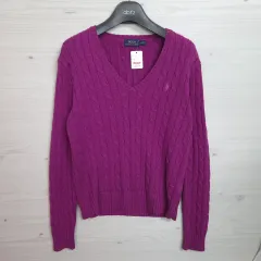 レディース S-M POLO RALPH LAUREN(ポロラルフローレン) Vネック 長袖 ニット セーター