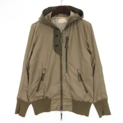 ディーゼル DIESEL ジャケット 切替 フーディ グレージュ S 260122E