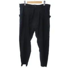 ヨウジヤマモト YOHJI YAMAMOTO +NOIR 美品 パンツ スラックス 黒 ブラック 3 約L NM-P11-101
