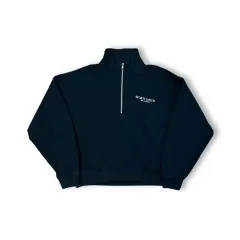 スポーティアンドリッチ ハーフジップアップ スウェット