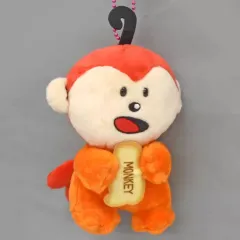 【中古】雑貨 サル マスコット3 「たべっ子どうぶつ」