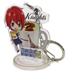 【中古】雑貨 朱桜司 「あんさんぶるスターズ! カフェ限定アクリルスタンドキーホルダー Cグループ」 中国限定