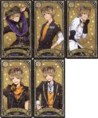 【中古】キャラカード ラギー・ブッチ カードセット ホログラム(ビジュアルカード5枚＆保護フィルム6枚セット) 「ディズニー ツイステッドワンダーランド」 ディズニーストア限定