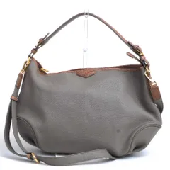 レザージュエルズ／LEATHER JEWELS バッグ ハンドバッグ 鞄 トートバッグ レディース 女性 女性用レザー 革 本革 グレー 灰色  71031A 2WAY ショルダーバッグ シボ革 シュリンクレザー