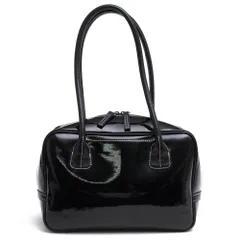 濱野 ハマノ／HAMANO バッグ ハンドバッグ 鞄 トートバッグ レディース 女性 女性用エナメル パテント レザー 革 本革 ブラック 黒  Celeb Boston セレブボストン 肩掛け ワンショルダーバッグ ミニボストン