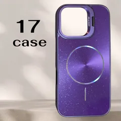 新品 iPhone17  ケース　グリッターレンズホルダー　スマホケース　  mgsefe対応　マグセーフ　ワイヤレス充電