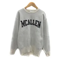 グローバルワーク GLOBAL WORK ニット セーター 長袖 ラウンドネック オーバーサイズ M オフホワイト 黒 ブラック /YS39