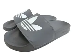 adidas(アディダス) ADILETTE LITE SLIDES シャワーサンダル アディレッタ FU7592 27.5cm US9 グレー メンズ/004