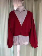 MURUA 赤カーディガン Fサイズ☆