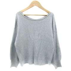 ニコアンド Niko and.. ニット カットソー 長袖 4 L グレー /YM2