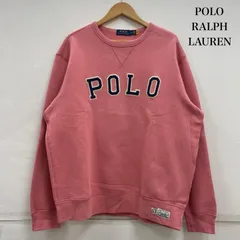 ポロラルフローレン クルーネック スウェット トレーナー 裏起毛 ロゴ ワッペン パッチ 刺繍 メンズ L ISItems【USED】【古着】【中古】50151705