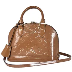 ルイ・ヴィトン Louis Vuitton アルマ BB 手提げ エナメル ハンドバッグ モノグラムヴェルニ ローズヴェルール M91585 レディース 【中古】